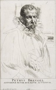 Pieter Brueghel av Anthony van Dyck