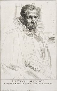 Pieter Brueghel av Anthony van Dyck