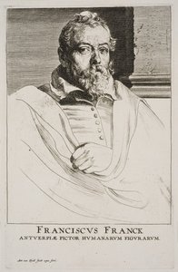 Portrett av Frans Francken av Anthony van Dyck