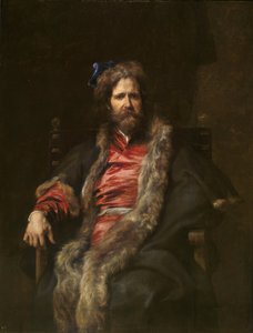 Portrett av maleren Martin Ryckaert (Maerten ou Marten Rijckaert )(Portrett av maleren Martin Ryckaert (1587-1631)) Peinture de Anthony van Dyck (1599-1641) 1628-1630 - Olje på tre Dim 148x113 cm, Museo del Prado, Madrid av Anthony van Dyck