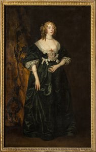 Portrett av Anna Sophia Herbert, grevinne av Carnarvon (olje på lerret) av Anthony van Dyck