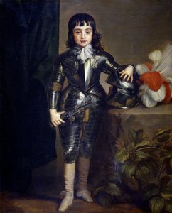 Portrett av Charles II av England (1630-1685) som barn - Dyck, Sir Anthony van (1599-1641) - ca 1637 - Olje på lerret - 135x109 - Museo del Prado, Madrid av Anthony van Dyck
