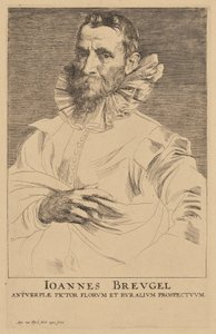 Portrett av Jan Bruegel den eldre av Anthony van Dyck