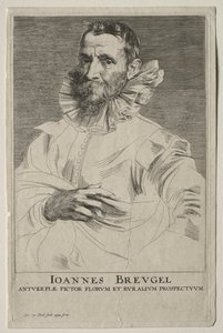 Portrett av Jan Brueghel av Anthony van Dyck