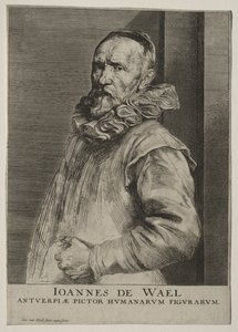 Portrett av Jan de Wael Nevers. av Anthony van Dyck