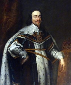 Portrett av kong Charles I av England (olje på lerret) av Anthony van Dyck