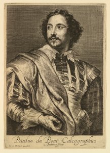 Portrett av Paulus Pontius, fra Icons Princes of Men av Anthony van Dyck