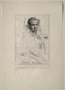 Portrett av Pieter Breughel av Anthony van Dyck