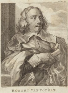 Portrett av Robert van Voerst av Anthony van Dyck