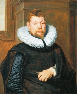 Portrett av en skjegget mann, ca. 1616 (olje på eikepanel)