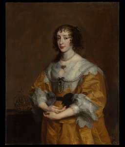 Dronning Henrietta Maria av Anthony van Dyck