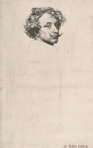 Selvportrett, fra The Iconography, ca. 1640. av Anthony van Dyck