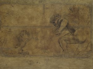 Studier for "The Martyrdom of Saint Sebastian" av Anthony van Dyck