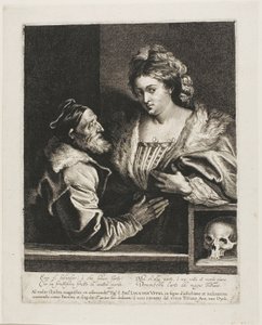 Titian og hans elskerinne av Anthony van Dyck