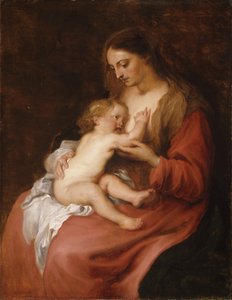 Jomfru Maria med barnet av Anthony van Dyck