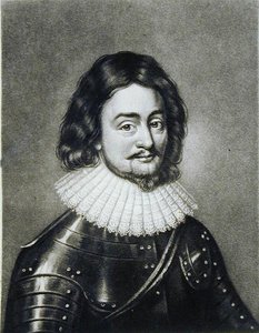 Frederick V (1596-1632) Konge av Böhmen, kurfyrst Palatine av Rhinen, illustrasjon fra Portraits of Characters Illustrious in British History, gravert av Robert Dunkarton (1744-c.1817) (mezzotint)