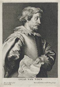 Lucas van Uden, 1630-1640 etsning av Lucus Vorsterman (1595-1675) (etsing med gravering på lagt papir)