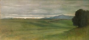 Romersk landskap av Antoine Auguste Ernest Herbert or Hebert