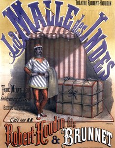 Magisk show av Robert Houdin sønn og Brunnet, sent på 1800-tallet (plakat) av Antoine Barbizet