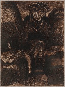 Beethoven, ca. 1922. av Emile Antoine Bourdelle