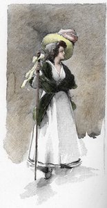 Portrett av den italienske sangeren Giuseppina Grassini (1773-1850) av Antoine Calbet