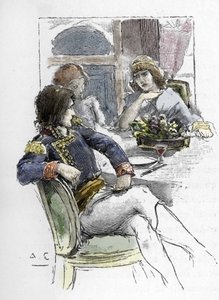 Sangerinnen Giuseppina Grassini (1773-1850) var ung i nærvær av Berthier i rommet til den første konsulen Napoleon Bonaparte som ble hennes elsker