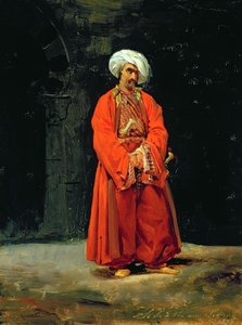 Portrett av en orientaler, 1818 av Antoine Charles Horace Vernet