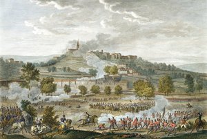 Slaget ved Montebello og Casteggio, 20 Prairial, år 8 (9. juni 1800) gravert av Jean Duplessi-Bertaux (1747-1819) (akvatint)