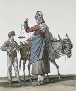 Kirsebærselgeren av Antoine Charles Horace Vernet