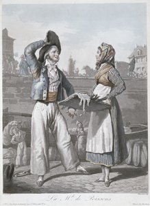 Fiskeselgeren av Antoine Charles Horace Vernet