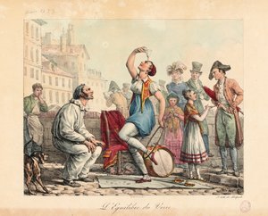 Glassbalanseren, 1815-30 av Antoine Charles Horace Vernet