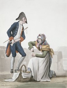 Konjakk-selgeren av Antoine Charles Horace Vernet