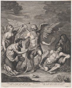 Tidskroning Sysselsetting og straff Lediggang, ca. 1650-77. av Antoine Couchet