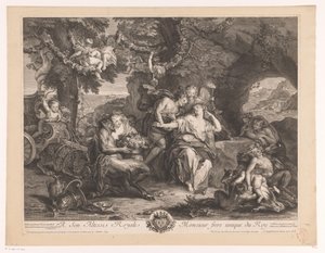 Bacchus og Ariadne av Antoine Coypel