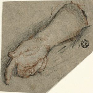Håndrygg og underarm av Antoine Coypel