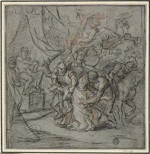 En helgens martyrium av Antoine Coypel