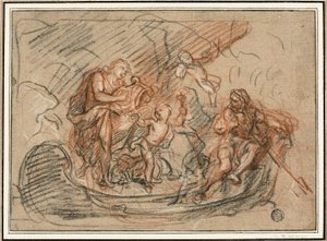 Orfeus ved elven Styx av Antoine Coypel