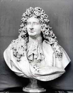 Byste av Jules Hardouin Mansart (1646-1708) 1698 (marmor)