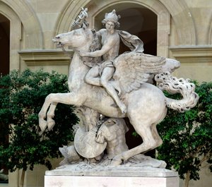 Mercury rider på Pegasus, kjent som 