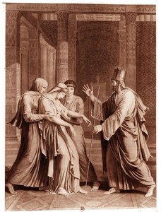 Esther Before Assuerus, illustrasjon fra 