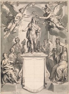 Design for en frontispice av Antoine Dieu