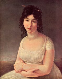 Madame Poussielgue 23 år gammel i 1797 (trykk) av Antoine Jean (after) Gros
