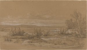 Landskap unge Vourlis av Antoine Jean Duclaux