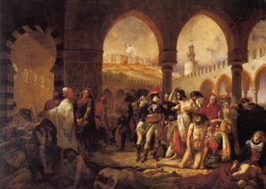 Bonaparte besøker Pesthouse i Jaffa av Antoine Jean Gros