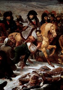 Kampanje av Preussen og Polen (1806-1807): "" Napoleon I (1769-1821) på slagmarken til Eylau den 9/02/1807"" Detalj. Maleri av Antoine Jean Gros (1771-1835) 1808 Søn. 5,21x7,84 m Paris, Musée du Louvre av Antoine Jean Gros