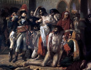 Napoleon Bonaparte besøker pesten i Jaffa, 11. mars 1799, 1804.