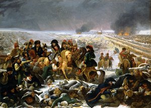 Napoleon på slagmarken ved Eylau, 1807 av Antoine Jean Gros