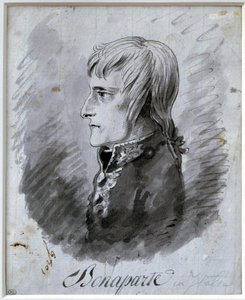 Portrett av Napoleon Bonaparte (1769-1821), sjefsgeneral for Army of Italy Tegning med penn og blekk av Antoine-Jean Gros (1771-1835) 1800-tallet. Søn 0,21 x 0,16 m Paris, musee du Louvre av Antoine Jean Gros