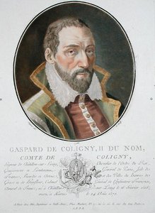 Gaspard (1519-72) greve av Coligny av Antoine Louis Francois Sergent-Marceau