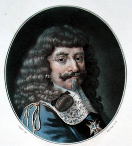 Henry av Lorraine, 1. grev av Harcourt (1601-66), gravert av Ride, 1787 av Antoine Louis Francois after Sergent Marceau